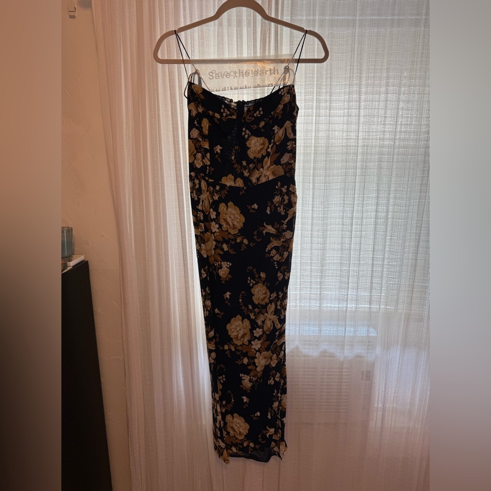 Reformation Kourtney Dress in Divinity.